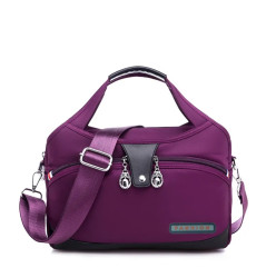 Large Capacity Waterproof Anti-theft Fashion ( purple colour)