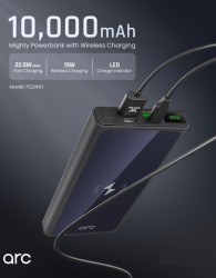 Walton arc Power Bank 10000 mAh P22W01