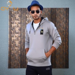 ﻿Men's Hoodie- Grey Suit