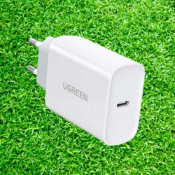 UGREEN QC3.0 USB EU Plug Fast Charger-White (10133)