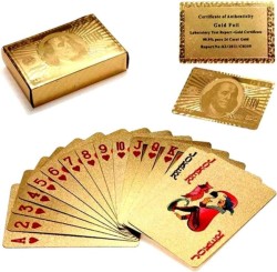 24k Gold Foil Playing Cards