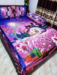 China Premium 3D Design Bed Sheet