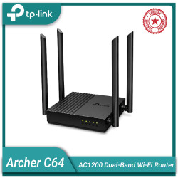 TP-Link Archer C64 AC1200 Dual-Band Gigabit WiFi Router