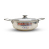 KIAM Wok Pan Casserole with Lid 26cm