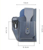 Retro Belt Waist Fashionable Bag blue