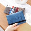 Business Leather Passport Covers Holder Wallet Case ( Black color )