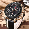 LIGE Luxury Mens Watches Original Case Large Dial Watch