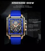 Brand Luxury Silicone Square Large Dial Sports watch