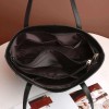 Luxury Hand Bag atypical leather ( (black)