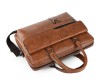 Amsburg Laptop Leather Bag(Chocolate color)