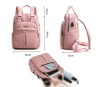 New leisure nylon ladies CHINA Bagpack (pink)