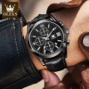 Olevs 2872 Fashionable Analog leather Men's Watch