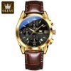 Olevs 2872 Fashionable Analog leather Men's Watch