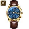 Olevs 2872 Fashionable Analog leather Men's Watch