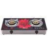 Walton Glass Top Double Burner Gas Stove WGS-GDC10