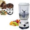 Nima 2 in 1 Electric Spice Grinder and Juicer – Silver - NM-8300