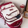 Academy Style School Bag Book Bag Lightweight College Student Backpack(Red)