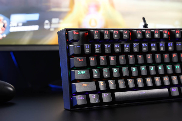 Redragon K552 KUMARA RAINBOW RGB Backlit Mechanical Gaming Keyboard