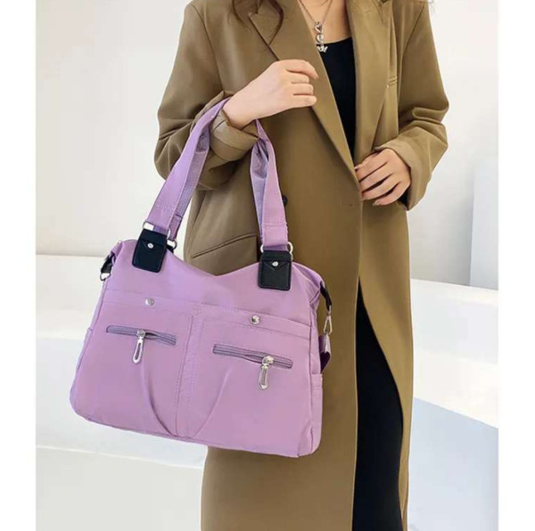 Women's Handbag Solid ( pink colour )