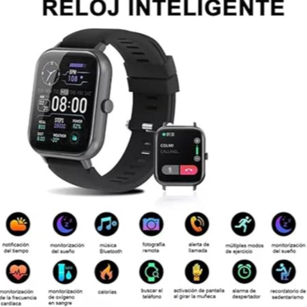 Q18 Smart Watch Full Touch Fitness Tracker Blood Pressure Clock Watch