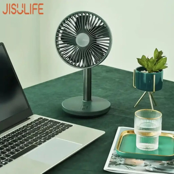 JISULIFE FA13P Oscillating Extendable Desk Fan 8000mAh (New Upgraded)