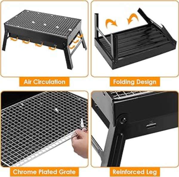 Portable koyla & BBQ Grill-2598