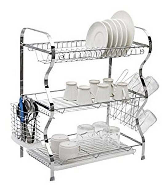 Stainless steel 3 lair dish rack-2603