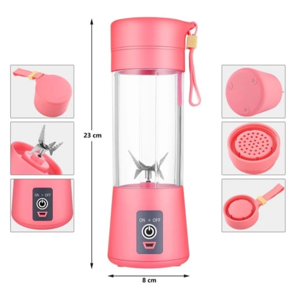 Rechargeable Juicer & Power Bank 1000