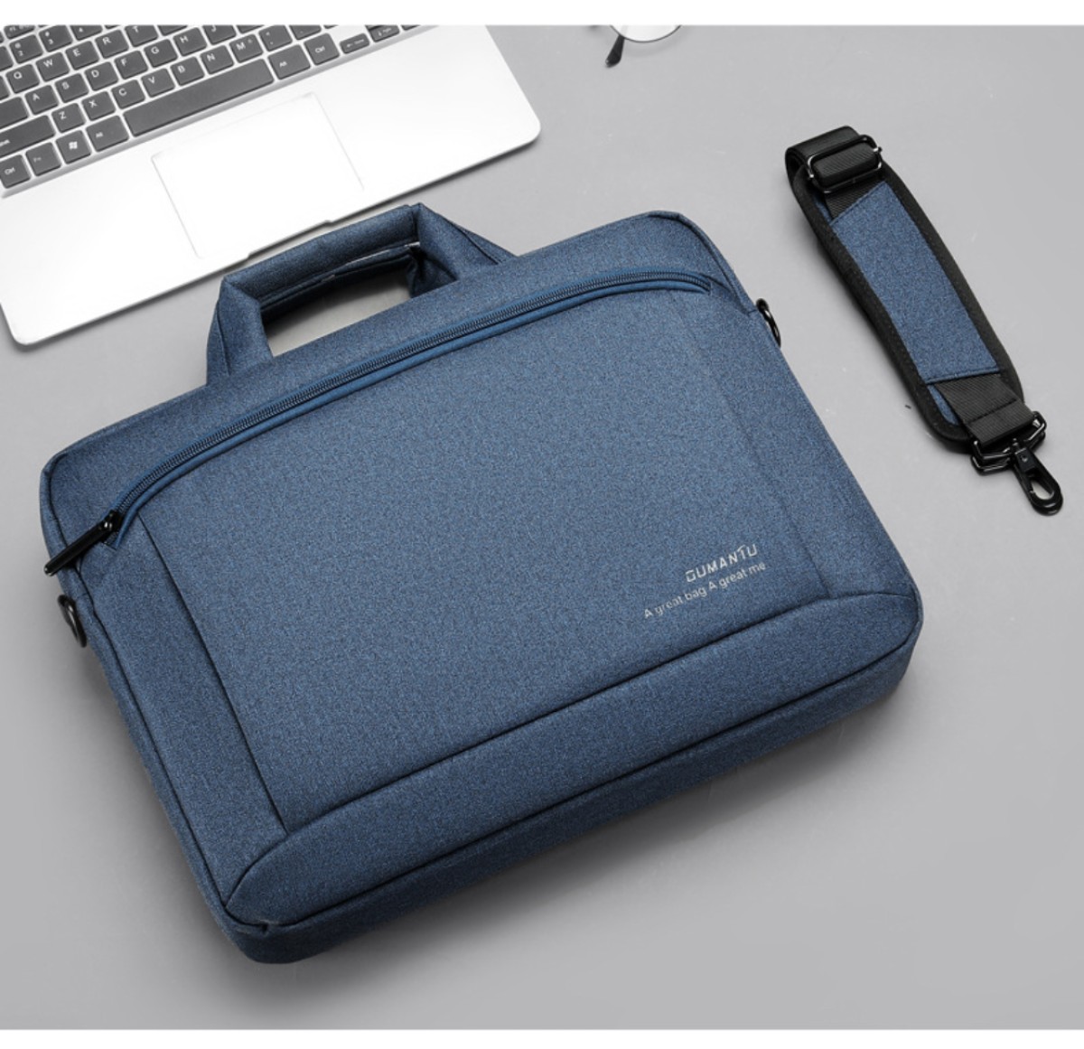 15 Inch Laptop Bags Office Documents Storage Bag Travel ( Blue )