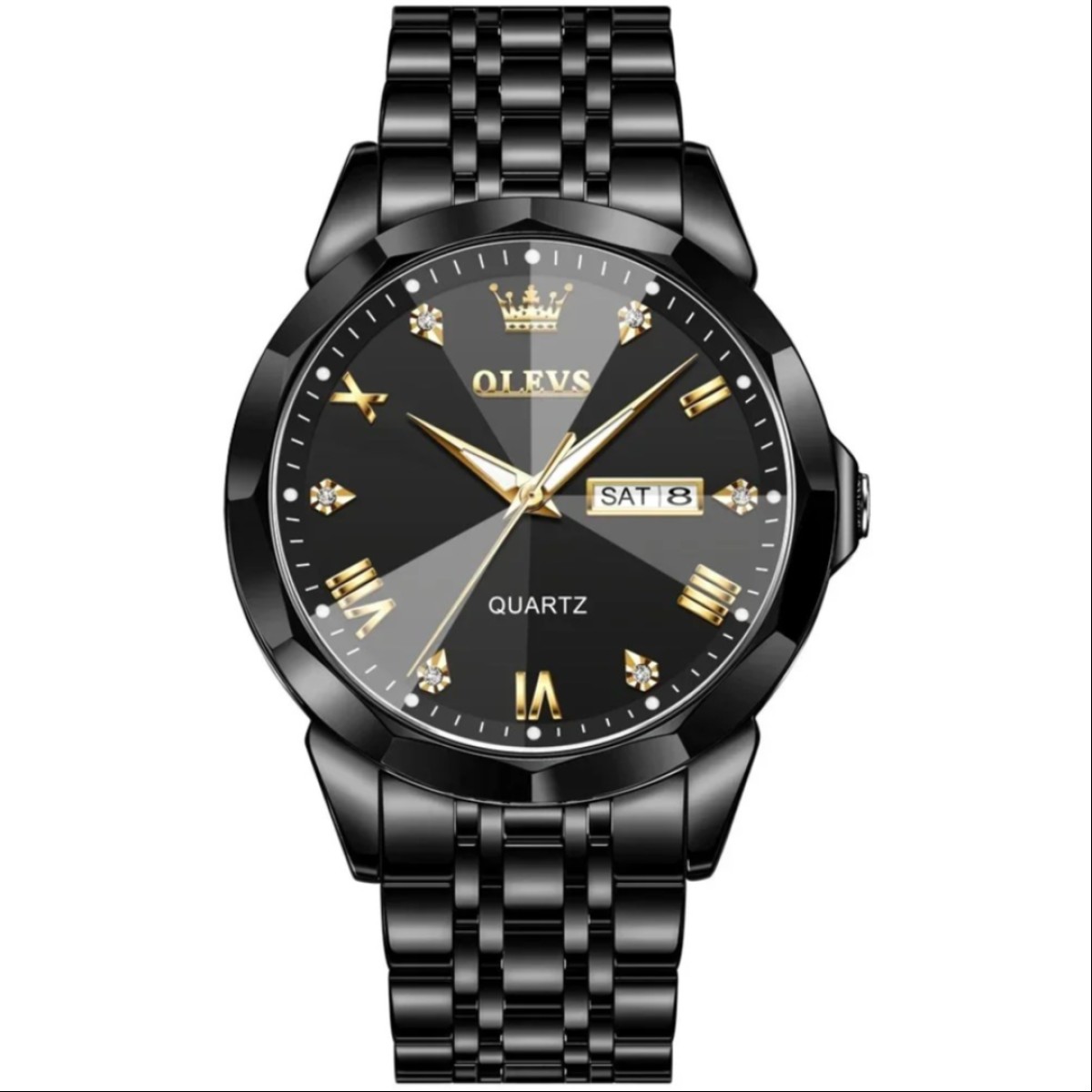 Olevs 2872 Fashionable Analog leather Men's Watch