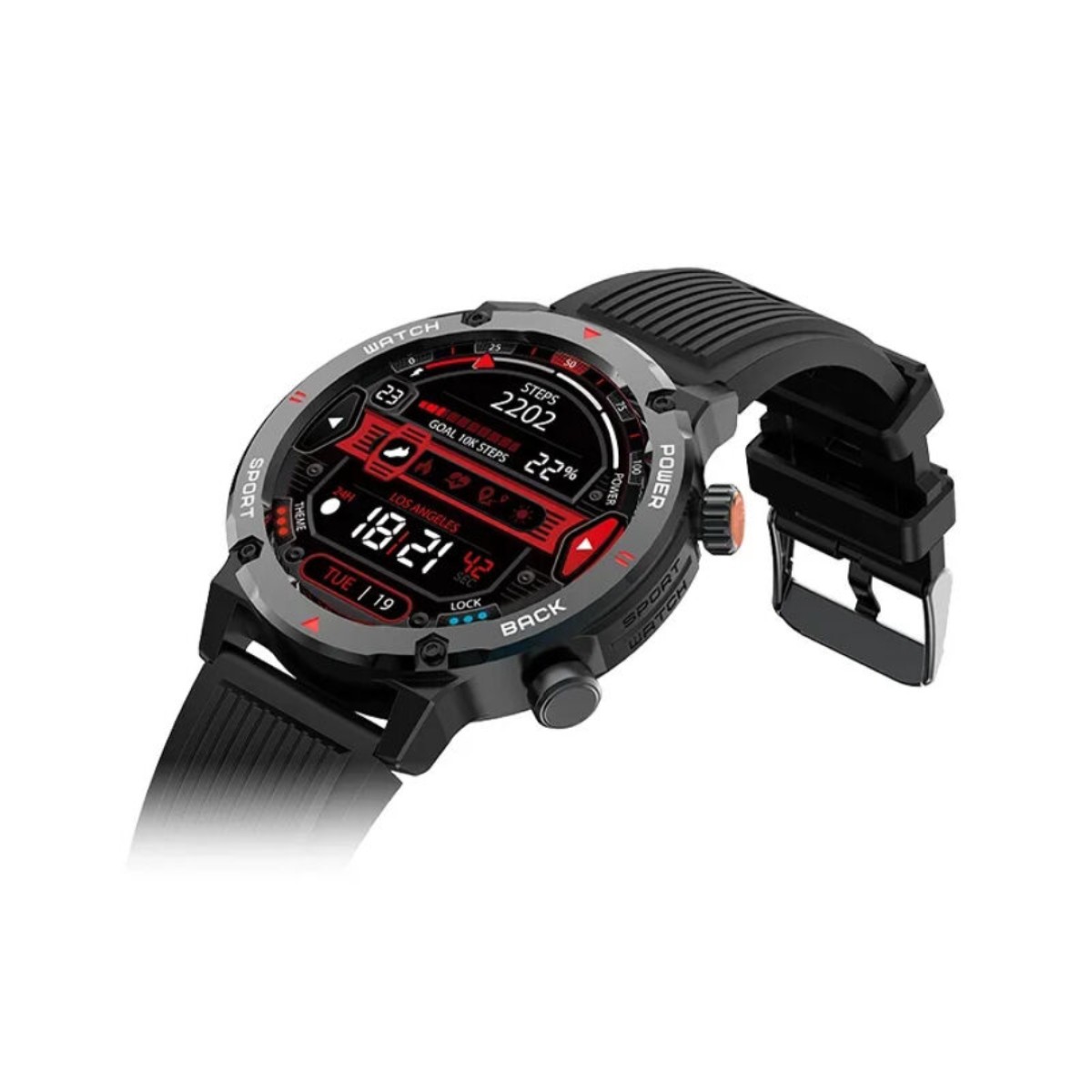 Imiki D2 AMOLED Display Rugged Smart Watch with Calling Feature