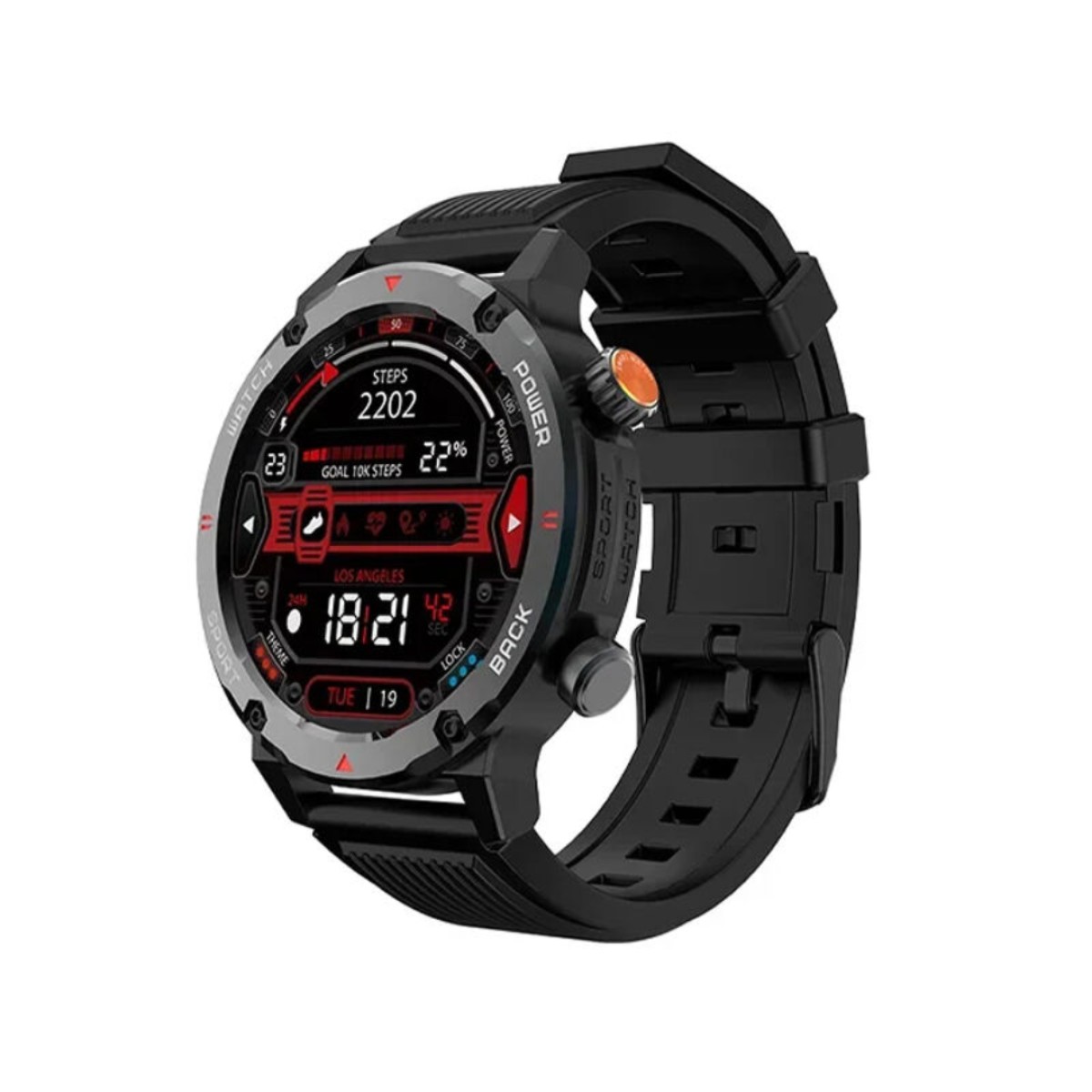 Imiki D2 AMOLED Display Rugged Smart Watch with Calling Feature