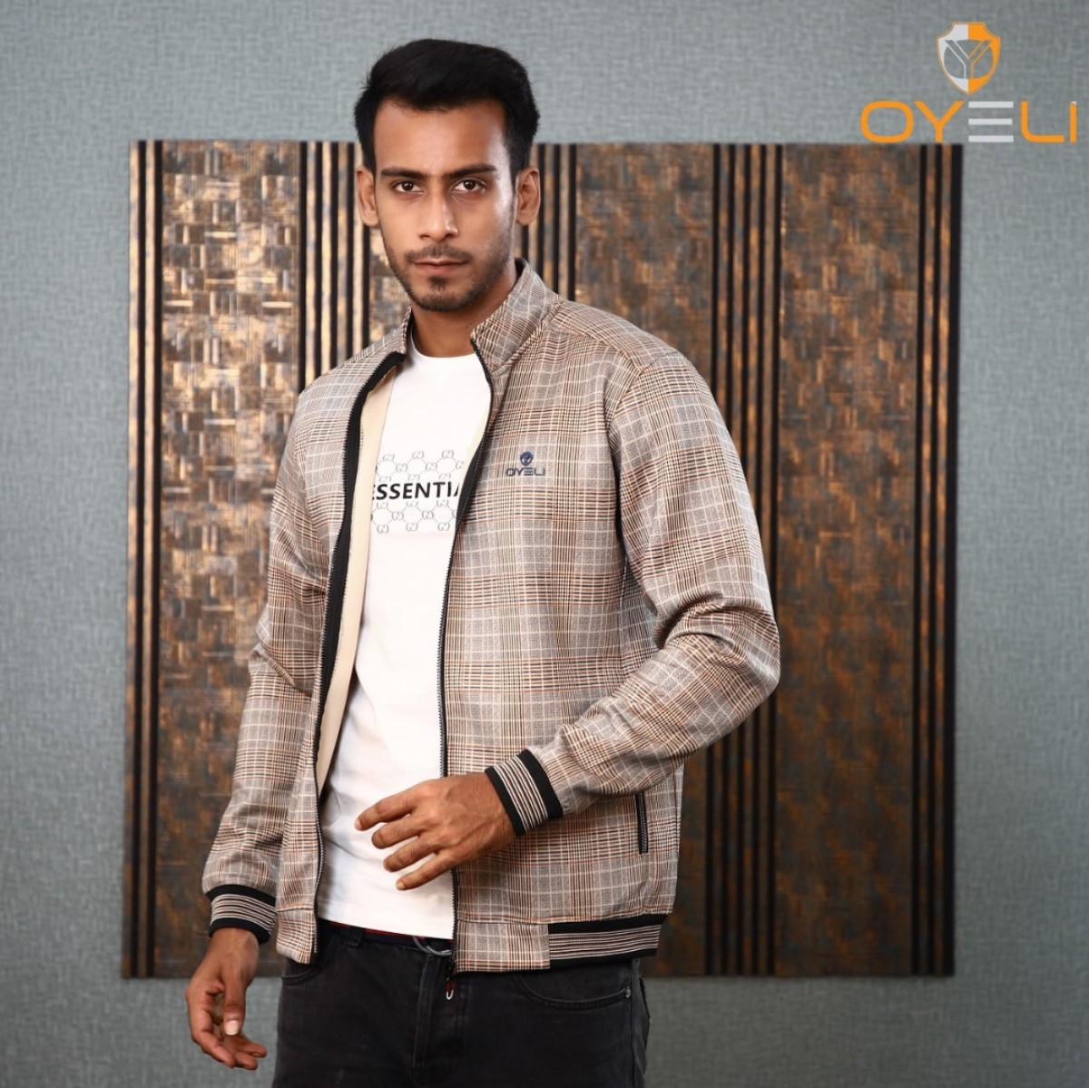 Men's Jackets-Cinereous