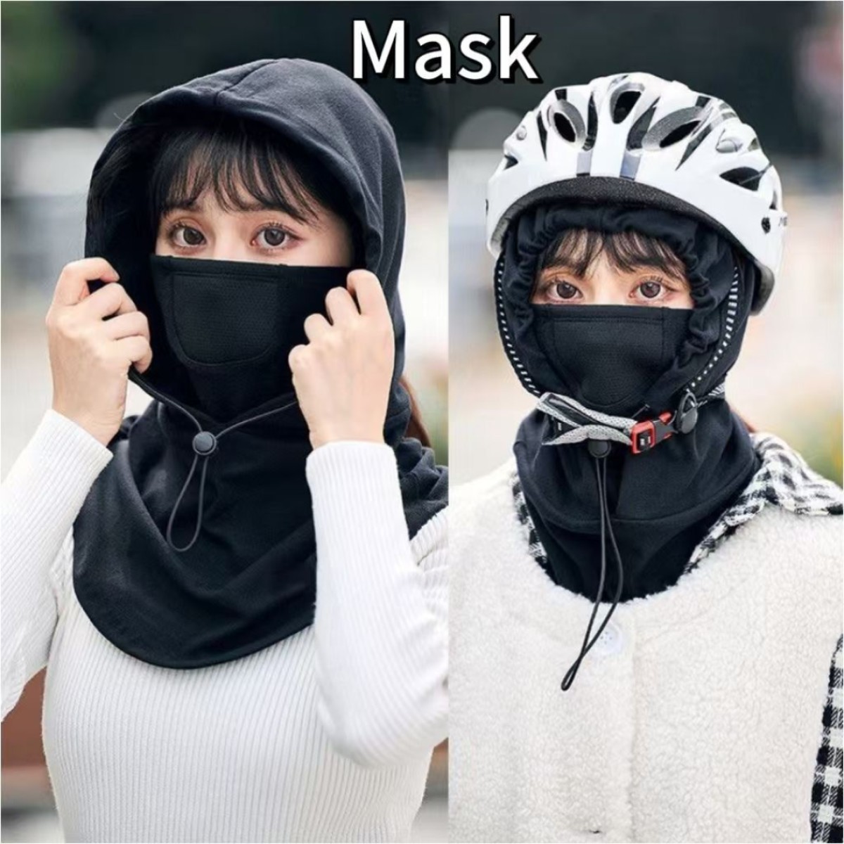 Balaclava Windproof Full Face Mask Black