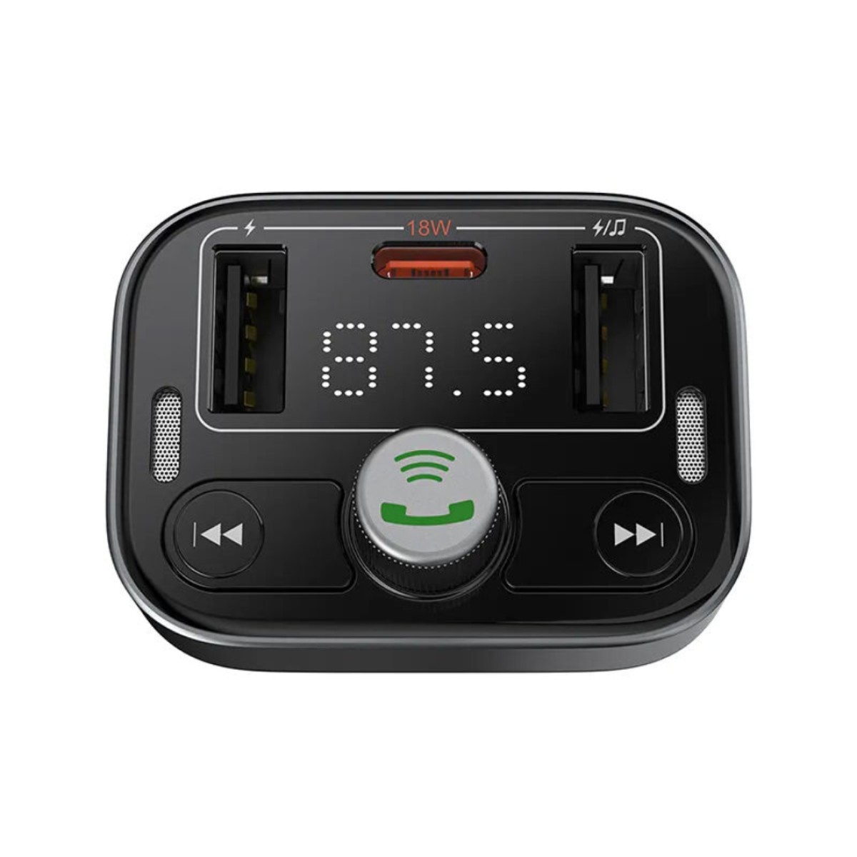 Baseus S-09 Pro Series BS-CH010 Car Chargr with FM Transmitter (C10762200113-00)