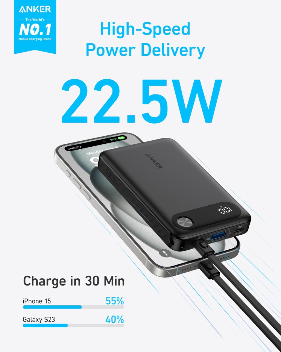 Anker Power core 10000mAh 22.5W Power Bank (A1257)