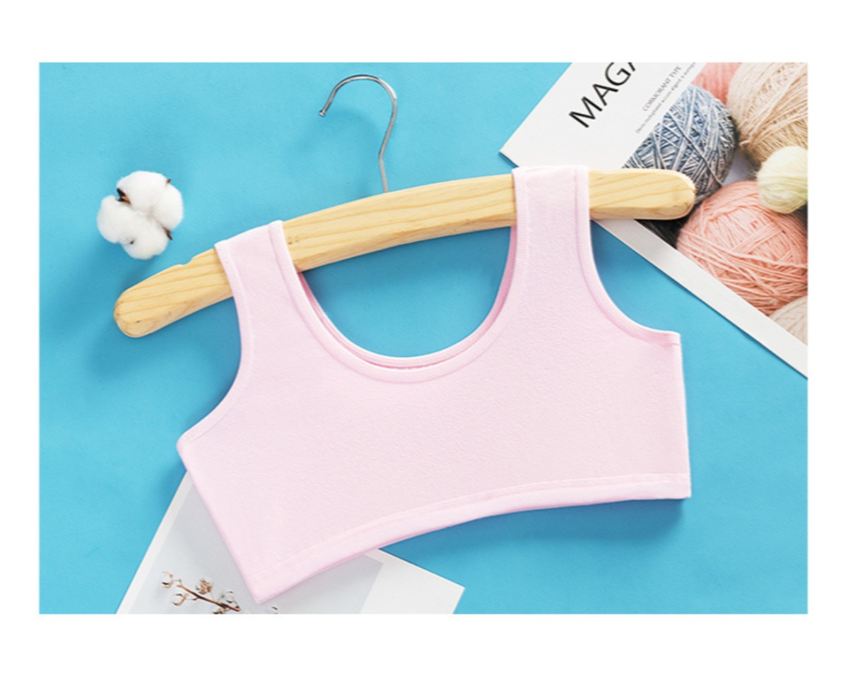 TriWyn Soft Cotton Teen Vest Bra (Non-Wired, Seamless)