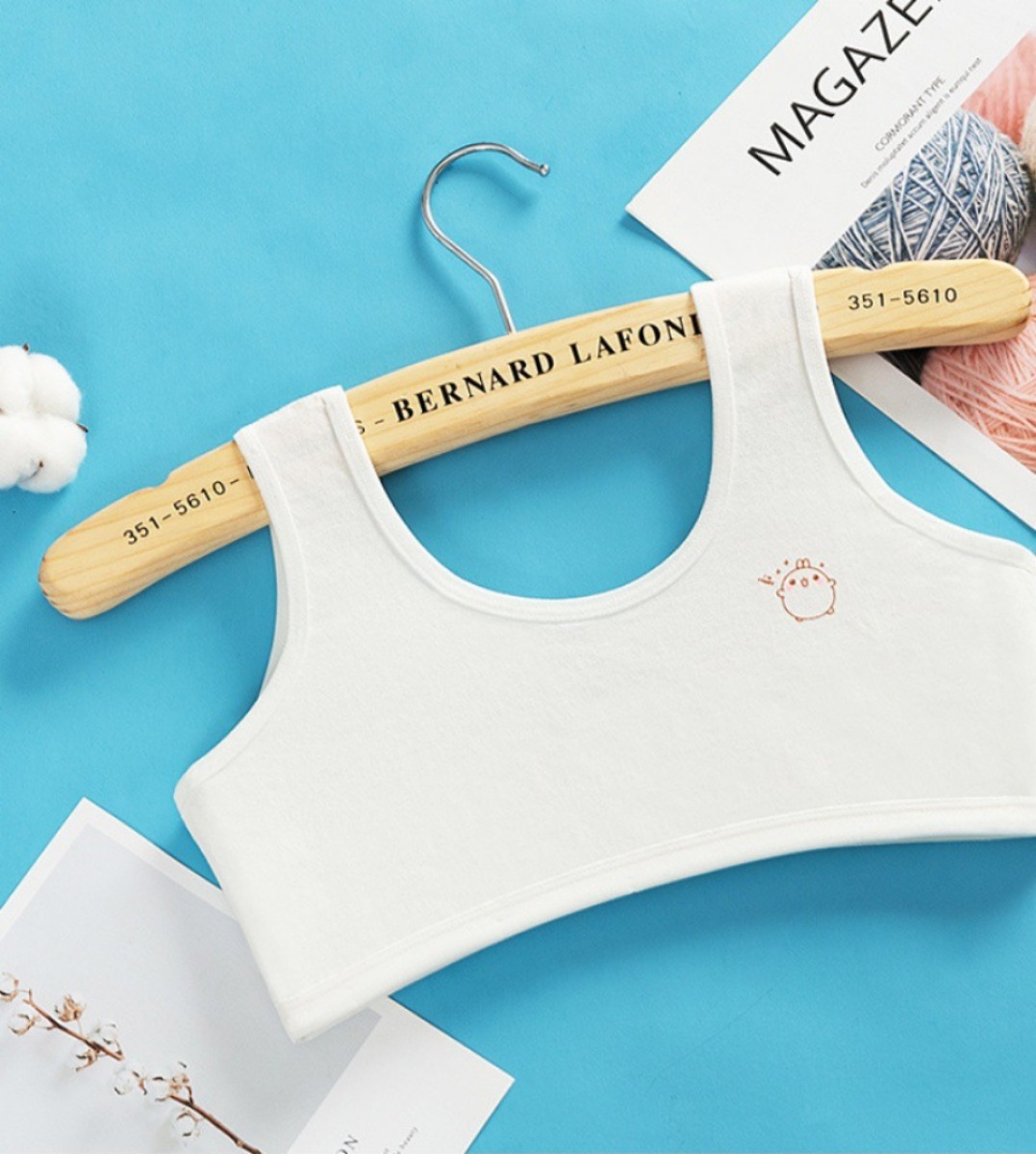 TriWyn Soft Cotton Teen Vest Bra (Non-Wired, Seamless)