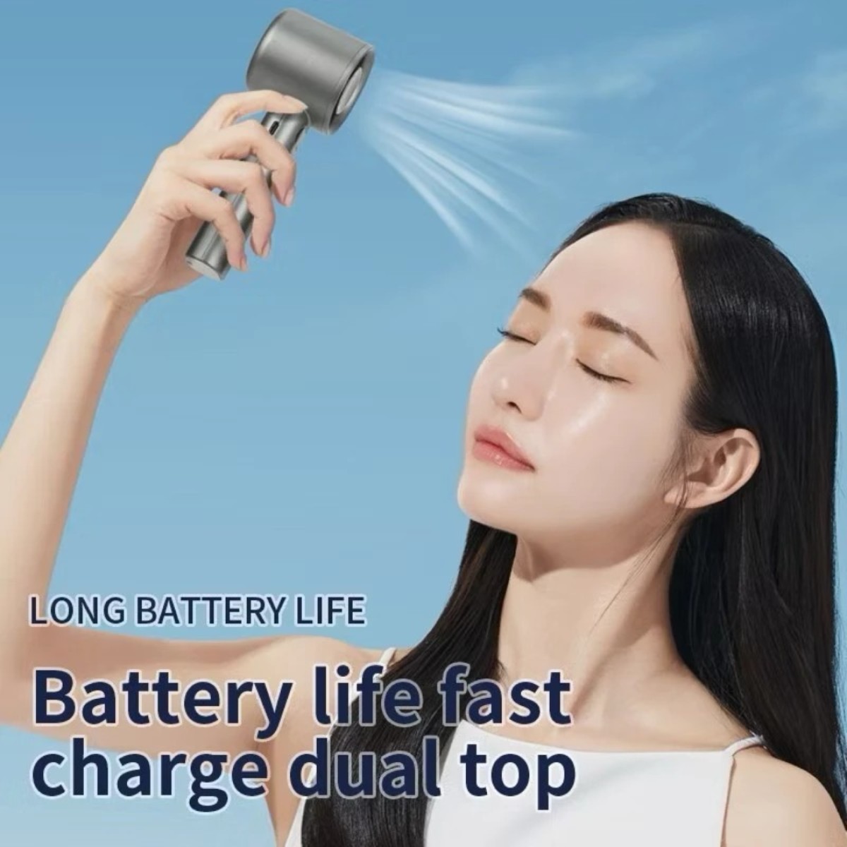 M11 Handheld Fan Portable Bladeless Mini Fan rechargeable