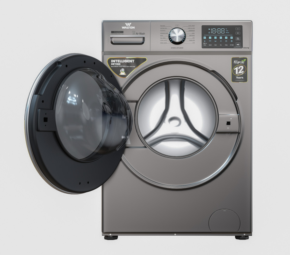 Walton Front Loading Washing Machine 9KG  WWM-AFC90W