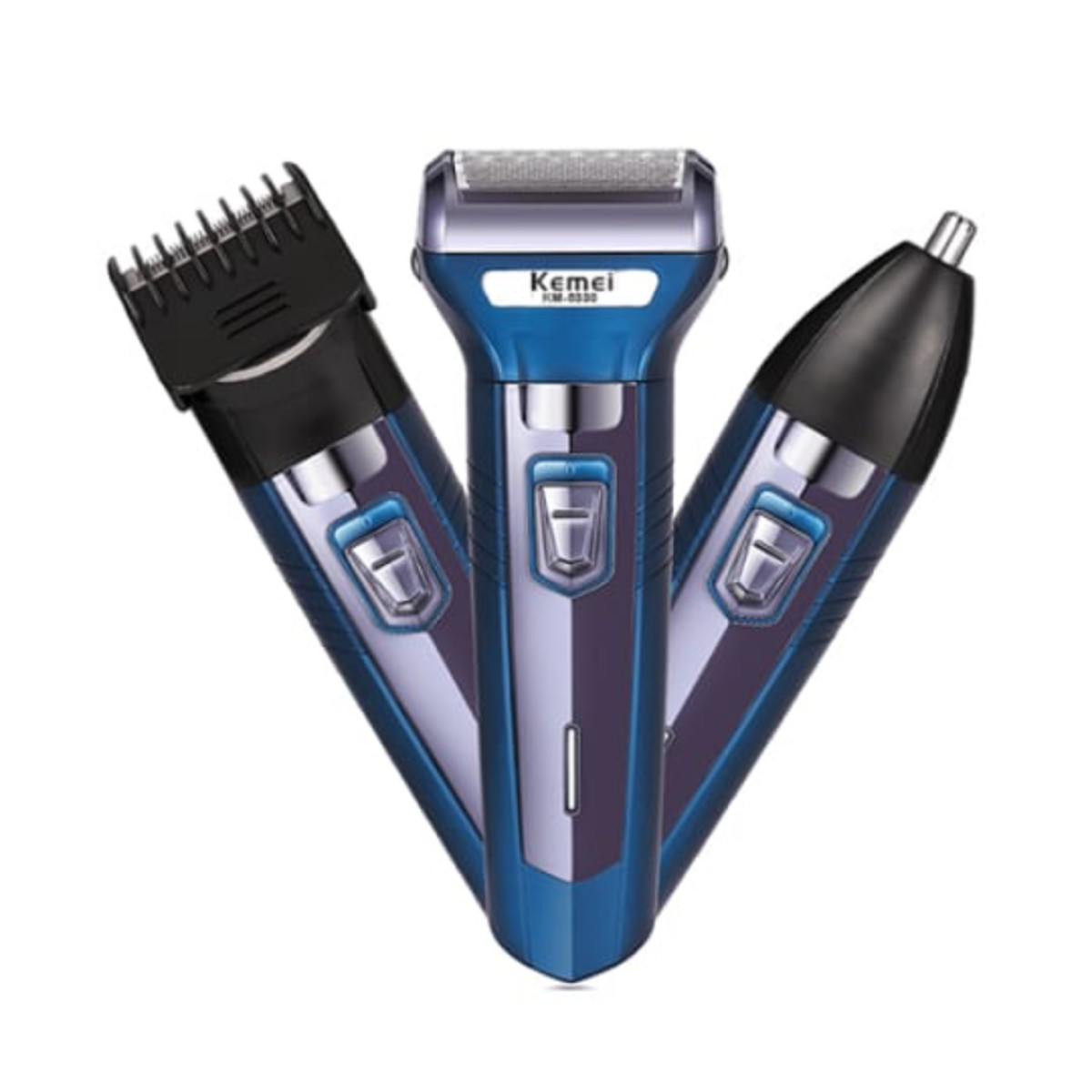 Kemei KM-6330 3 in 1 Electronic Hair Clipper And Beard Trimmer For Men -
