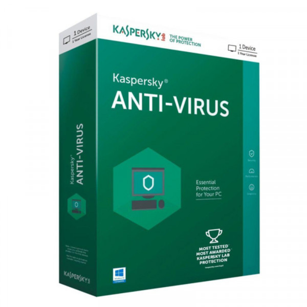 Kaspersky Anti-Virus 1-User 1 year