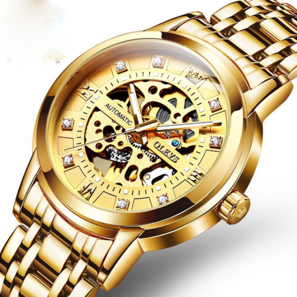 OLEVS 9901 Luxury Brand Men’s Watch Automatic Mechanical Luminous Chronograph