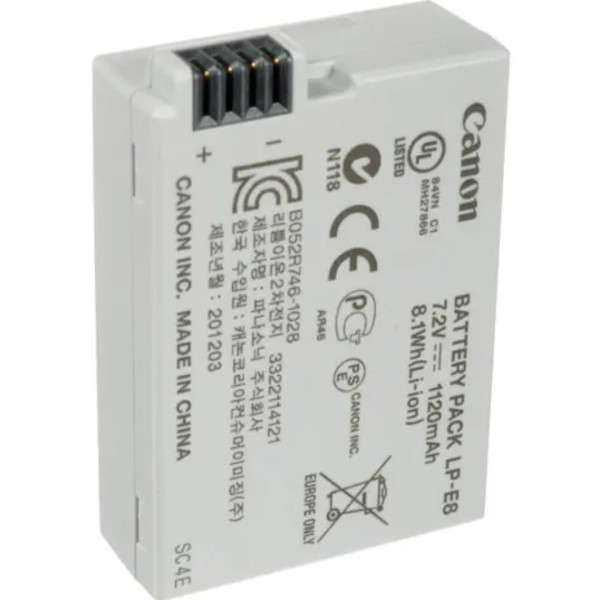 Canon LP-E8 Rechargeable Lithium-Ion Battery Pack