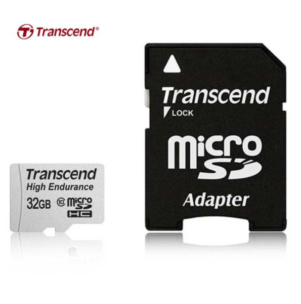 Transcend 32GB USD300S-A UHS-I U3A1 MicroSD Memory Card with Adapter