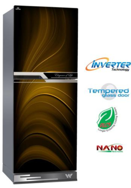 Walton Refrigerator 348 Ltr - WFC-3D8-GDEH-XX (Inverter) Glass Door