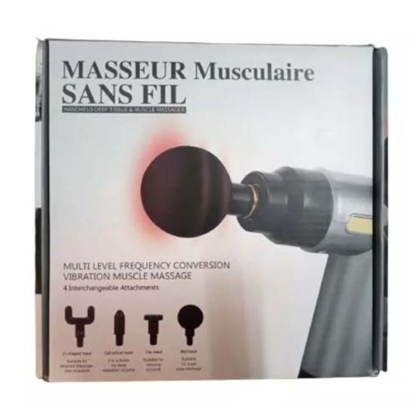 Muscle Massage Gun With 4 Massage Heads And 6 Modes To Relieve Muscle Tension