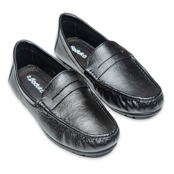 Paduka PU leather Loafer for Men - Black - PML-106