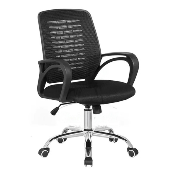 Nylon Mesh CW-EC-13KSS Revolving Chair - Black - 2303