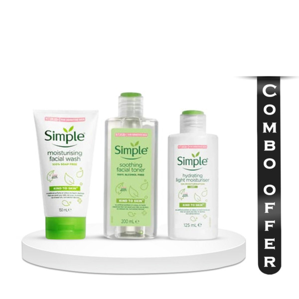 Combo Of Simple Kind To Skin Moisturising Facial Wash,